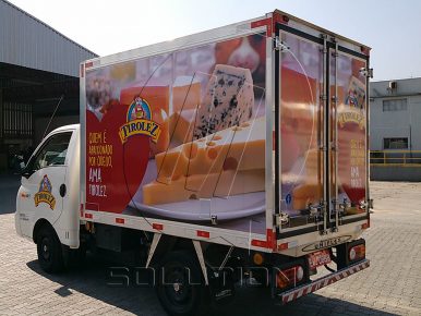 Empresa de Comunicação Visual MSolution - Caminhão Tirolez
