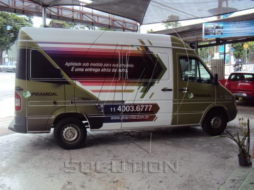 Empresa de Comunicação Visual MSolution - Carro Piramidal