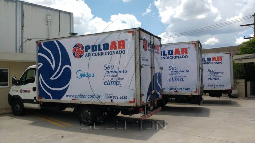 Empresa de Comunicação Visual MSolution - Caminhão Poloar