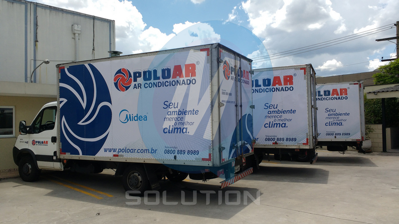 Empresa de Comunicação Visual MSolution - Caminhão Poloar